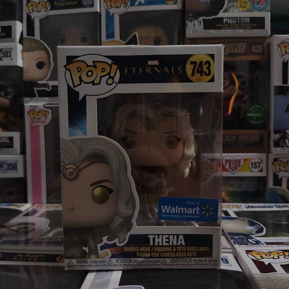 Funko Pop Marvel Eternals Thena 743 Walmart Exclusive - Picture 1 of 7